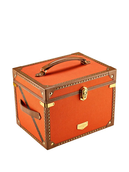  Wolf Ida Trunk Jewellery Box (28cm X 21.6cm) - Orange 