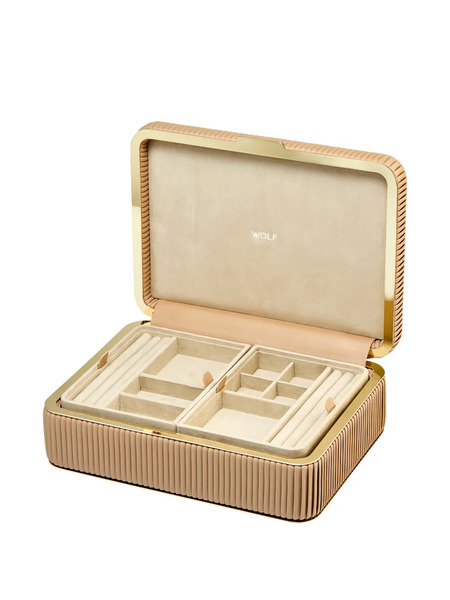  Wolf Medium Bella Jewellery Box (11cm X 20cm) - Neutrals 