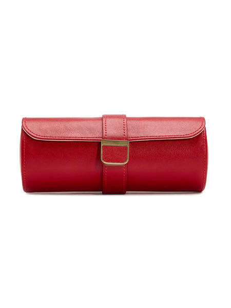  Wolf Palermo Watch And Jewellery Pouch - Red 