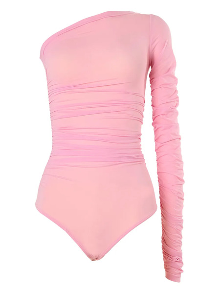 Wolford Asymmetric-neck Body - Pink 