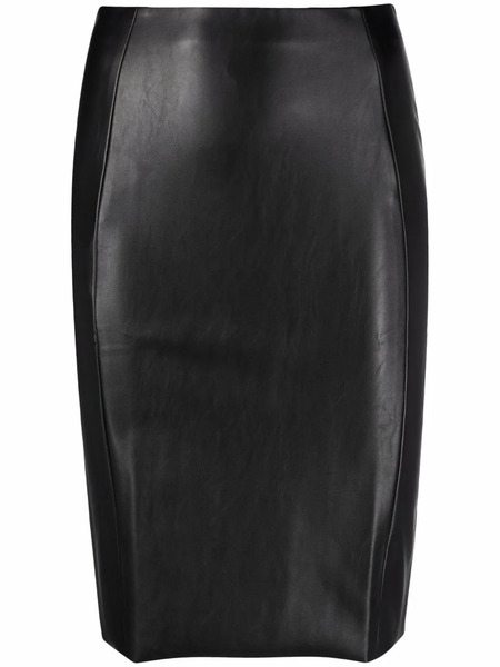  Wolford Jenna Faux-leather Skirt - Black 