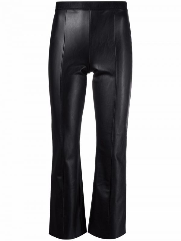  Wolford Jenna Faux-leather Trousers - Black 