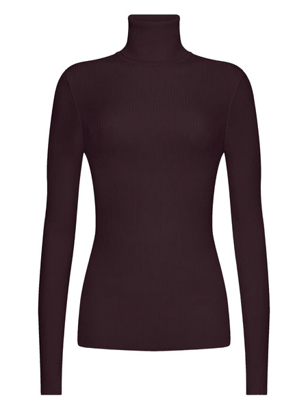  Wolford Ribbed Turtleneck Sweater - Purple 
