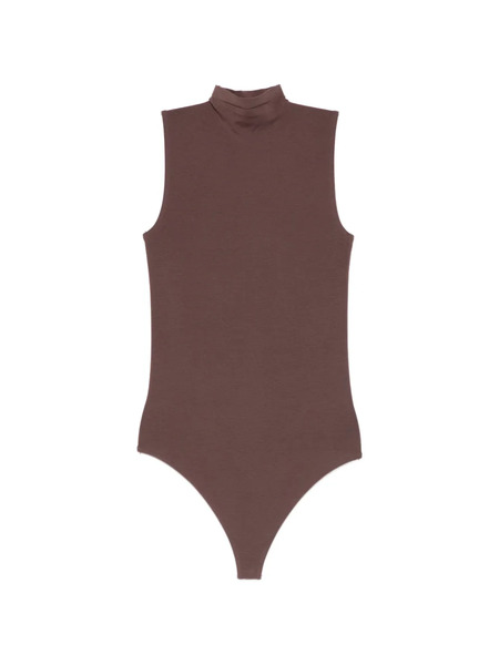  Wolford Roll-neck Sleeveless Bodysuit - Brown 