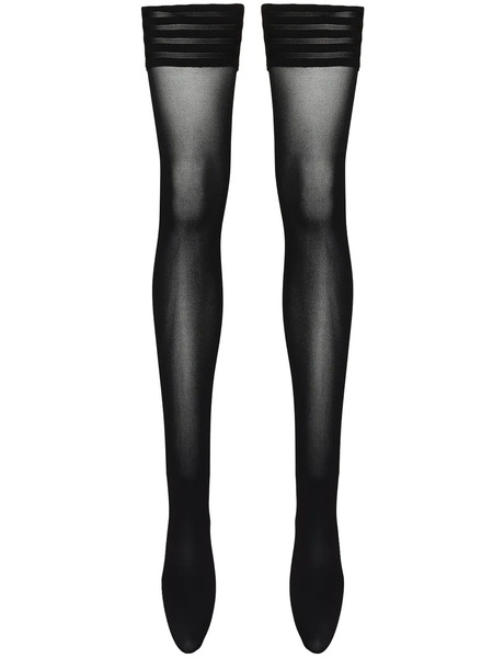  Wolford Semi-sheer Stockings - Black 