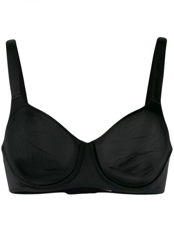  Wolford Sheer Touch Underwired Bra - Black 