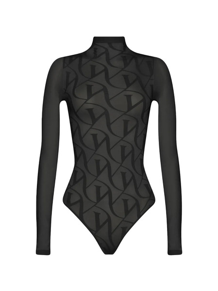  Wolford W Lace String Body - Black 
