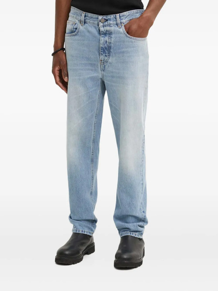  Won Hundred Button Pocket Denim Jeans - Blue 