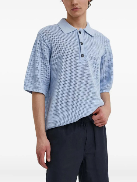  Won Hundred Buttoned Polo Shirts - Blue 