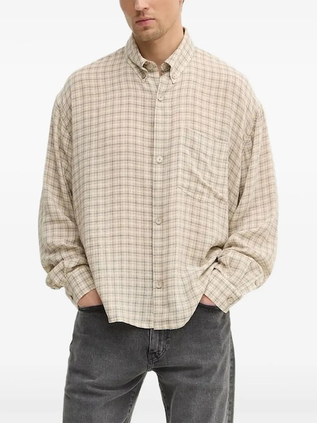  Won Hundred Checked Shirt - Neutrals 