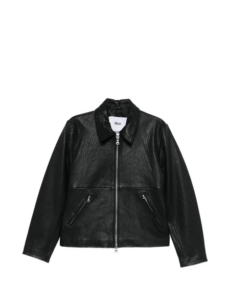  Won Hundred Dutton Leather Jacket - Black 
