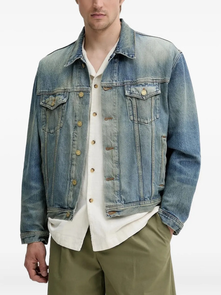  Won Hundred Flap-pocket Denim Jacket - Blue 