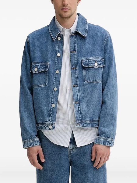 Won Hundred Flap-pocket Denim Jacket - Blue 