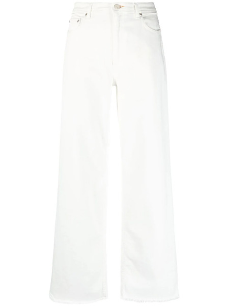  Won Hundred High-rise Straight-leg Jeans - White 
