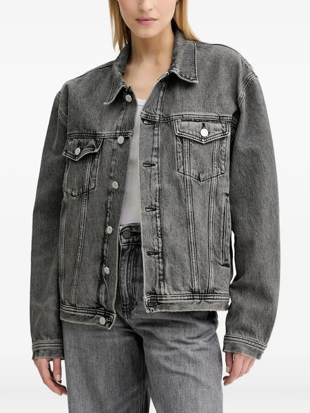  Won Hundred Liverpool Button-fastening Denim Jacket - Grey 