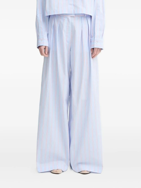  Won Hundred Pinstripe Trousers - Blue 