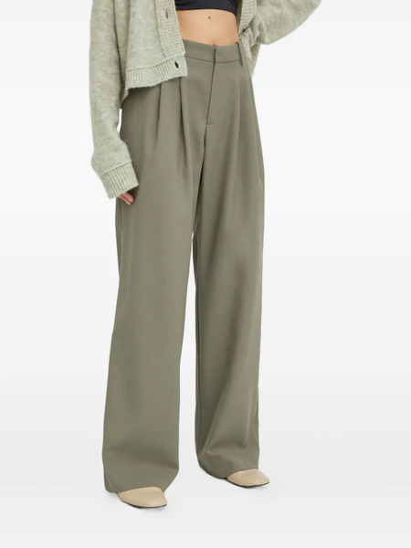  Won Hundred Pleated-design Trousers - Green 