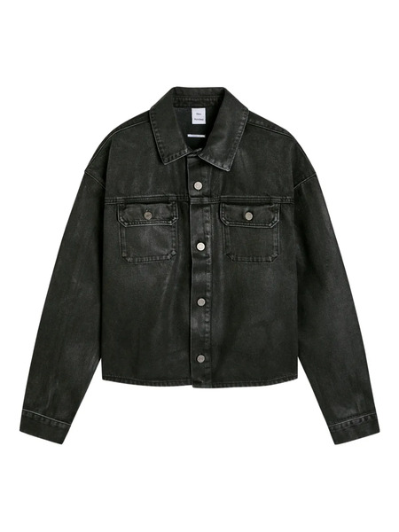  Won Hundred Syon Buttoned Pocket Denim Jacket - Black 