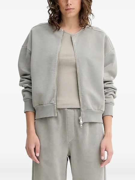  Won Hundred Zip-front Pocket Sweatshirt - Grey 