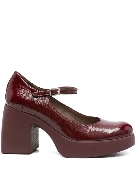  Wonders 75mm Lady Mary 40 Janes Pumps - Red 