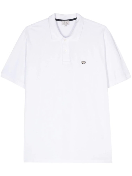  Woolrich Appliqué-logo Polo Shirt - White 