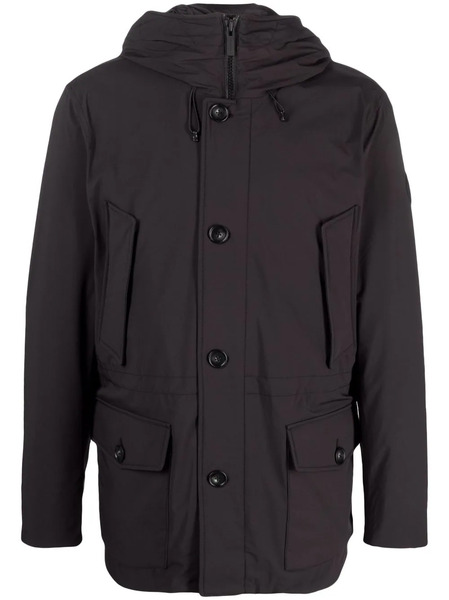  Woolrich Arctic Hooded Padded Parka - Black 