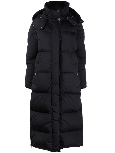  Woolrich Aurora Long Puffer Parka - Black 