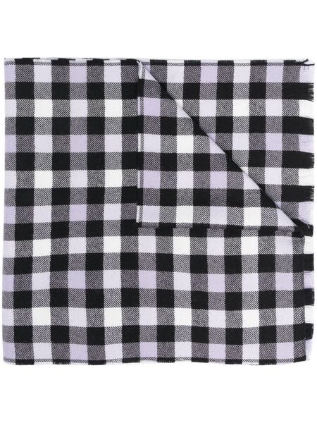  Woolrich Buffalo Gingham-print Scarf - Purple 