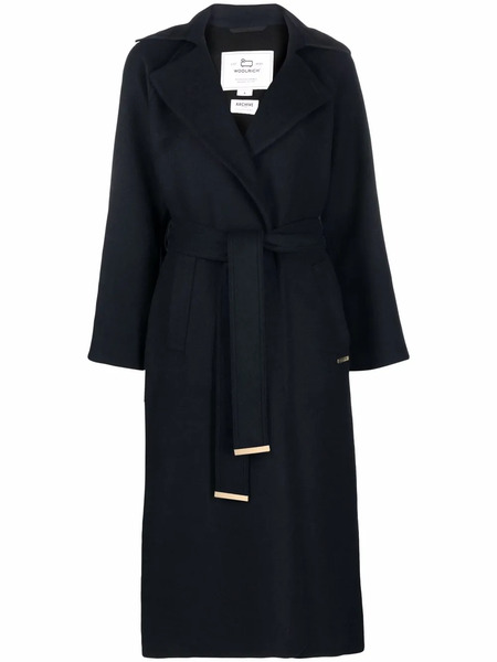  Woolrich Callery Belted Coat - Blue 