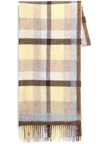  Woolrich Check-pattern Scarf - Neutrals 