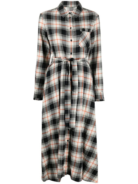  Woolrich Check Shirt Dress - Black 