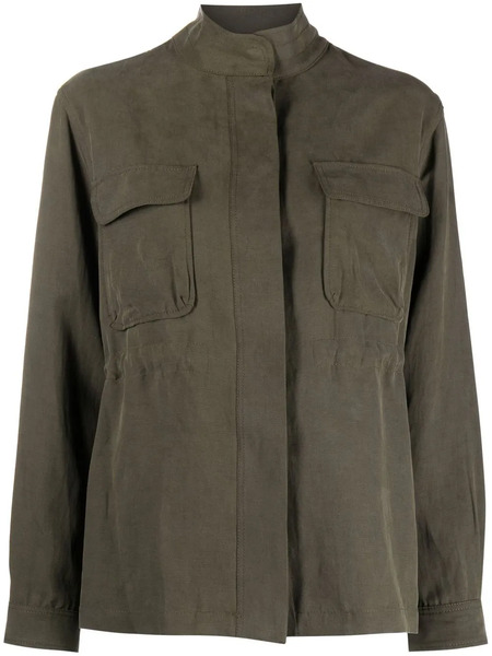  Woolrich Concealed-fastening Fitted Jacket - Green 