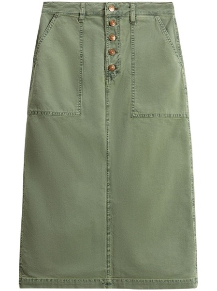  Woolrich Cotton Midi Skirt - Green 