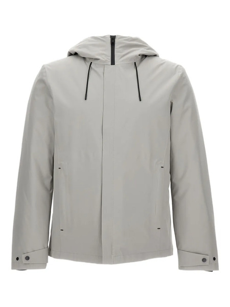  Woolrich Crestmont Hooded Zip-front Jacket - Grey 