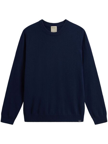 Woolrich Crew Neck Cashmere Jumper - Blue 