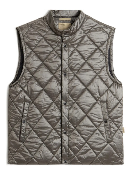  Woolrich Diamond-quilting Vest - Grey 