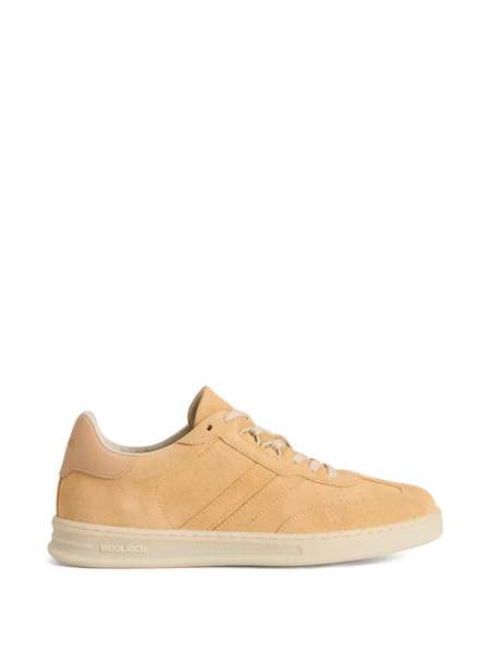  Woolrich Doubleu Lace-up Suede Sneakers - Neutrals 