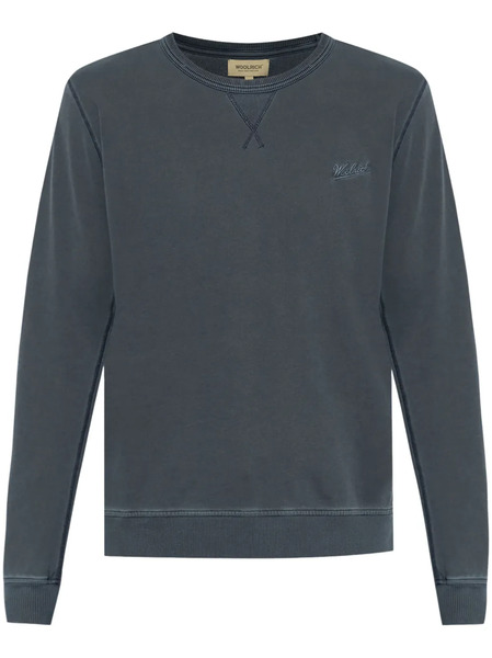  Woolrich Embroidered Logo Sweatshirt - Blue 