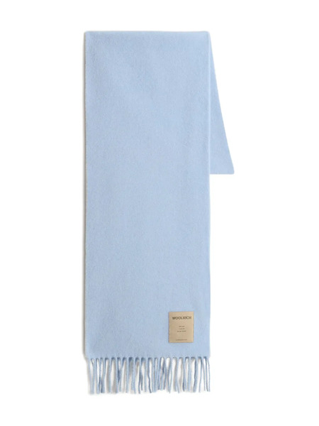  Woolrich Fringed Wool Scarf - Blue 