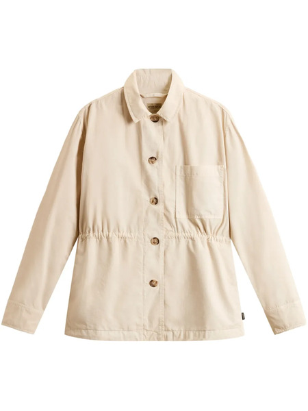  Woolrich Gabardine Overshirt - Neutrals 