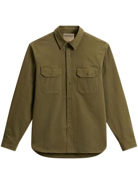  Woolrich Garment-dyed Shirt - Green 