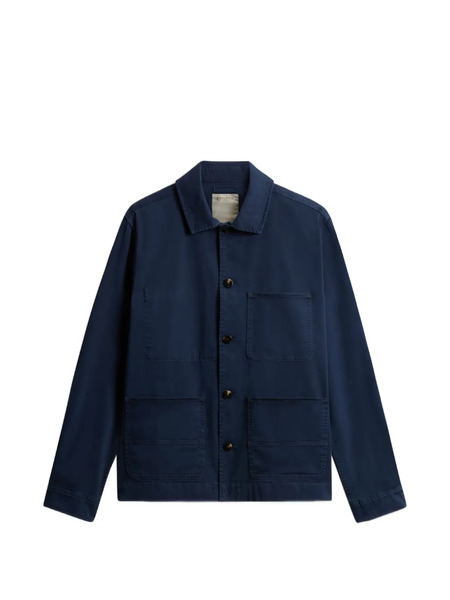  Woolrich Garment-dyed Shirt Jacket - Blue 