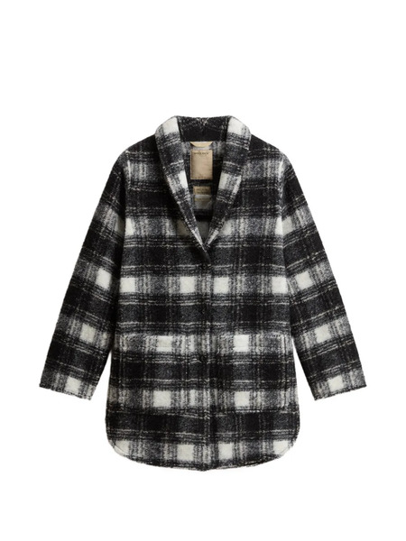  Woolrich Gentry Checked Overshirt - Black 