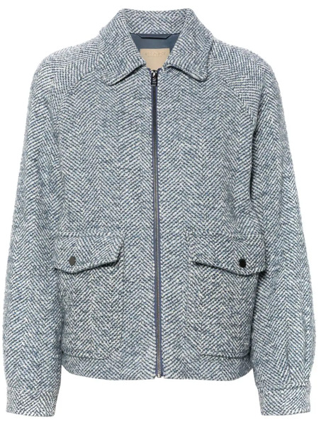  Woolrich Herringbone-pattern Jacket - Blue 