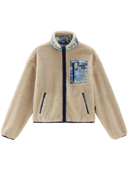  Woolrich High-neck Faux-shearling Jacket - Neutrals 