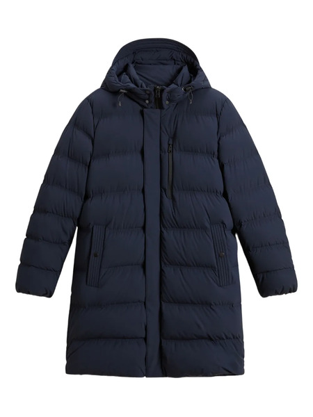  Woolrich Hooded Puffer Coat - Blue 