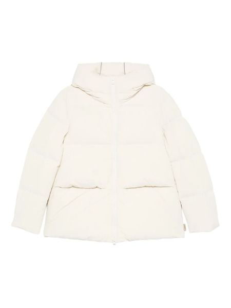 Woolrich Hooded Puffer Jacket - Neutrals 