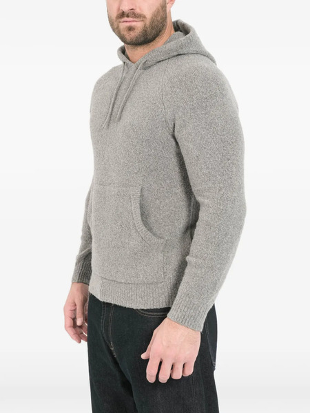  Woolrich Kangaroo-patch Hoodie - Grey 