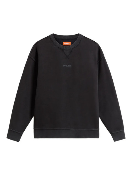  Woolrich Kids Graphic-print Crewneck Sweatshirt - Black 