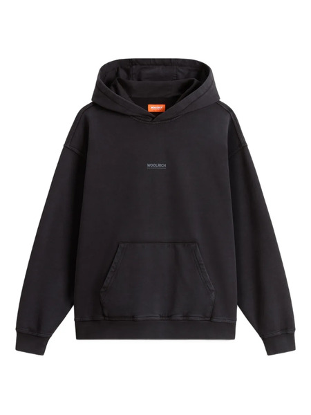  Woolrich Kids Graphic-print Hoodie - Black 